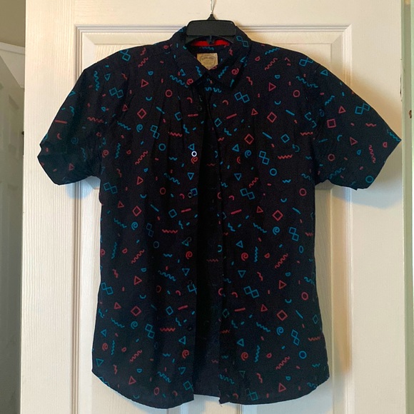Men’s Large Slim, retro button up shirt - Picture 1 of 4